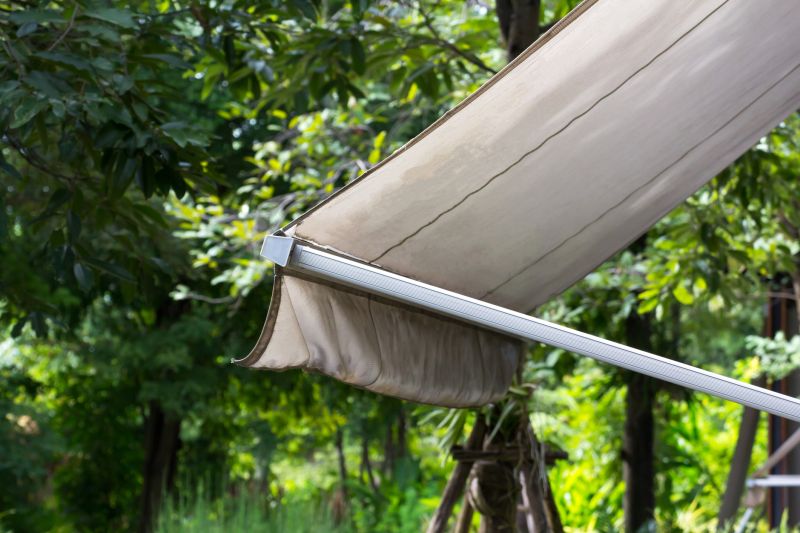 Damaged Aluminum Awning