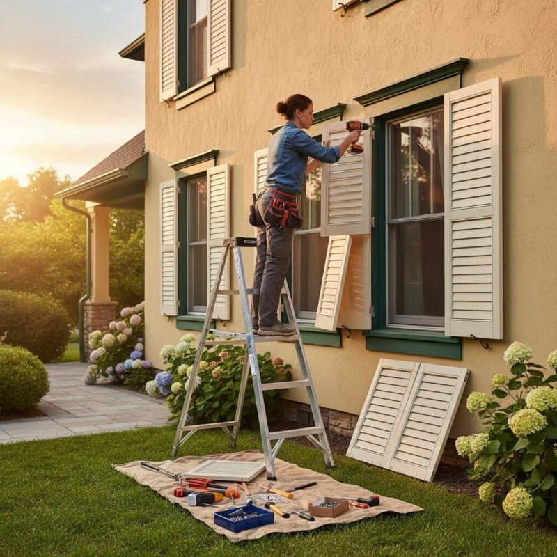 Exterior Shutters Repair in Alpharetta, GA