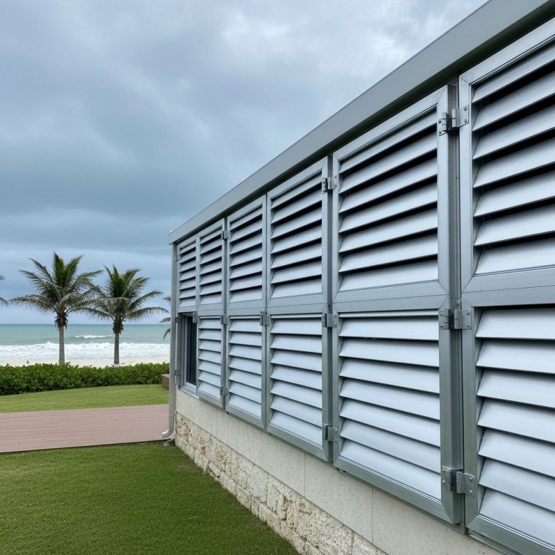 Hurricane Shutter Installation in Longmont, CO